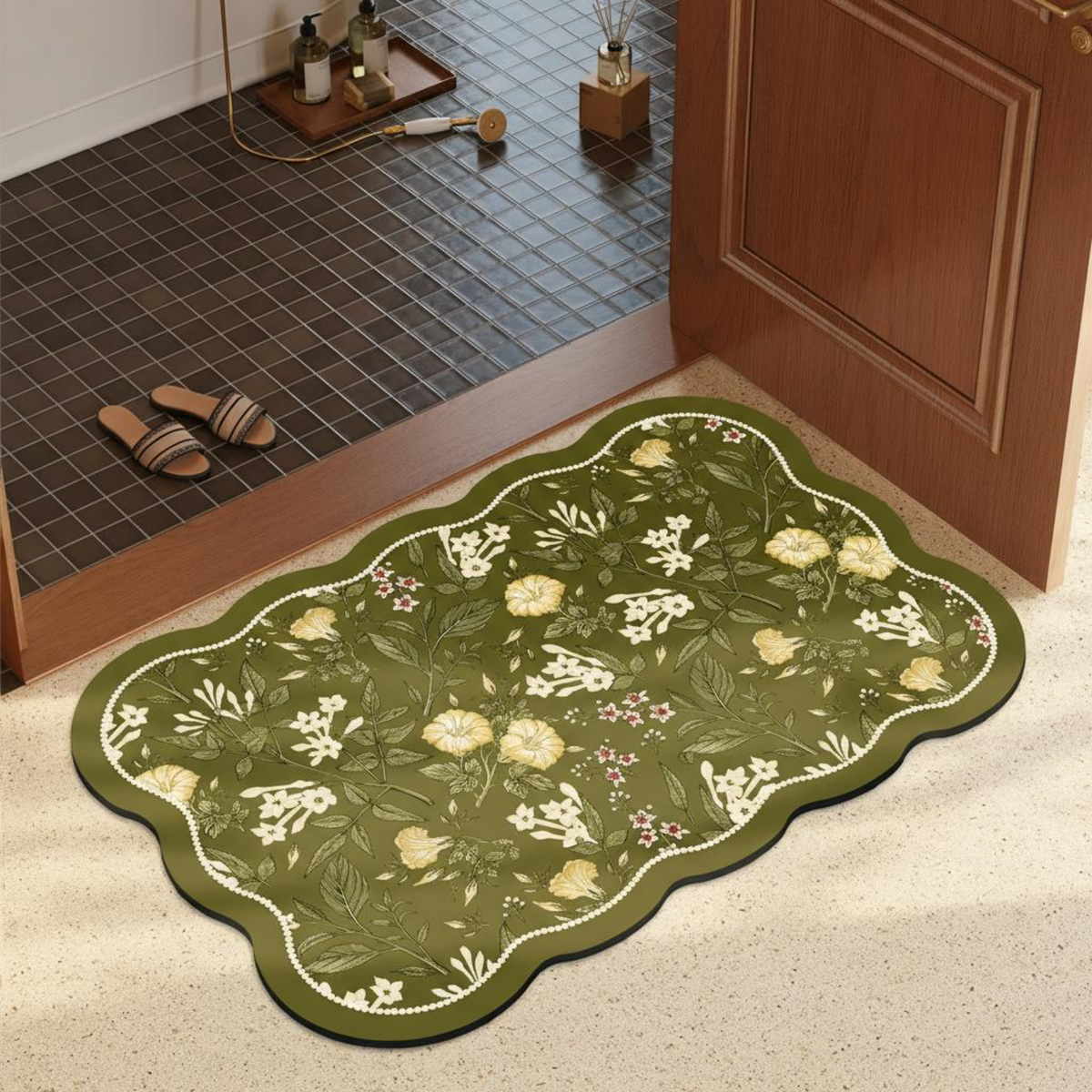 Diatomaceous Earth Bath Mat dries fast