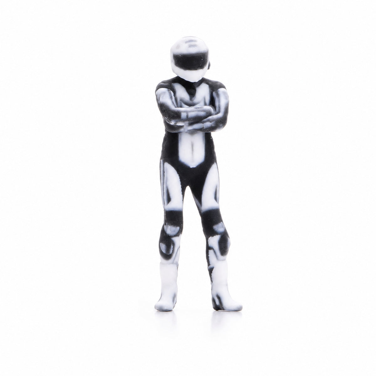 Realistic 1/64 Scale Figure Painted Diorama Figure Highly Detailed Miniature Human Figurine Fine Workmanship for Collectors, Car Dioramas, Tabletop Scenes, Display Shelves