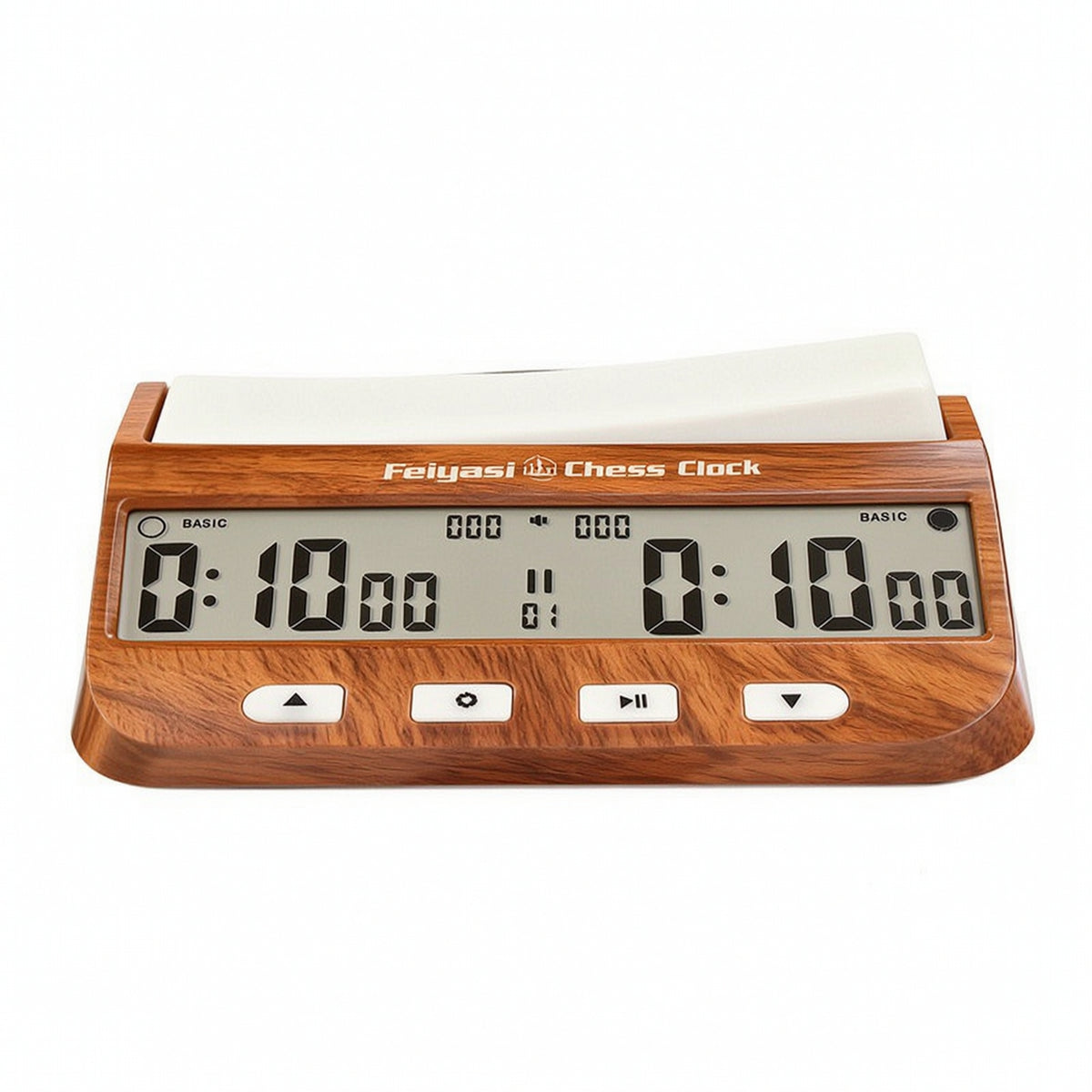 Compact Multifunction Game Clock Large Display Chess Clock with LCD Screen Lightweight Digital Chess Timer Professional for Tournament Players, Clubs