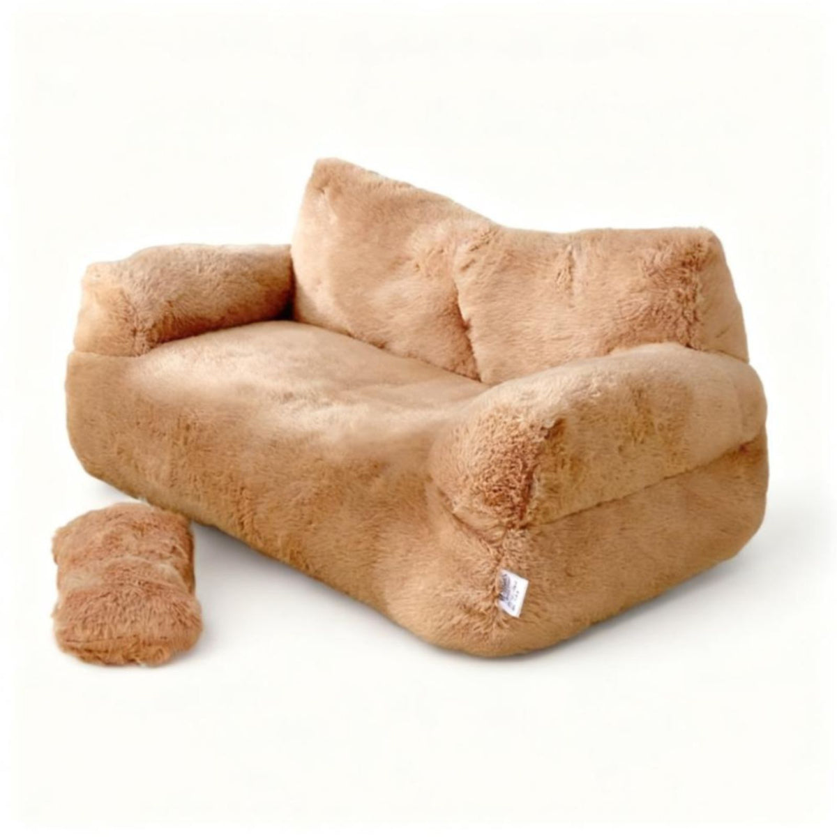 Pet Bed, Removable and cleanable Dog Sofa, Winter Warm Cat Couch, Comfortable, Anxiety-Relief, Non-Slip, Plush