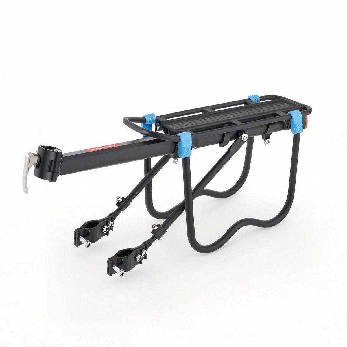 Bike Cargo Rack with Reflector Aluminum Alloy Rear Luggage Carrier Reflective Bike Luggage Carrier for Cyclists