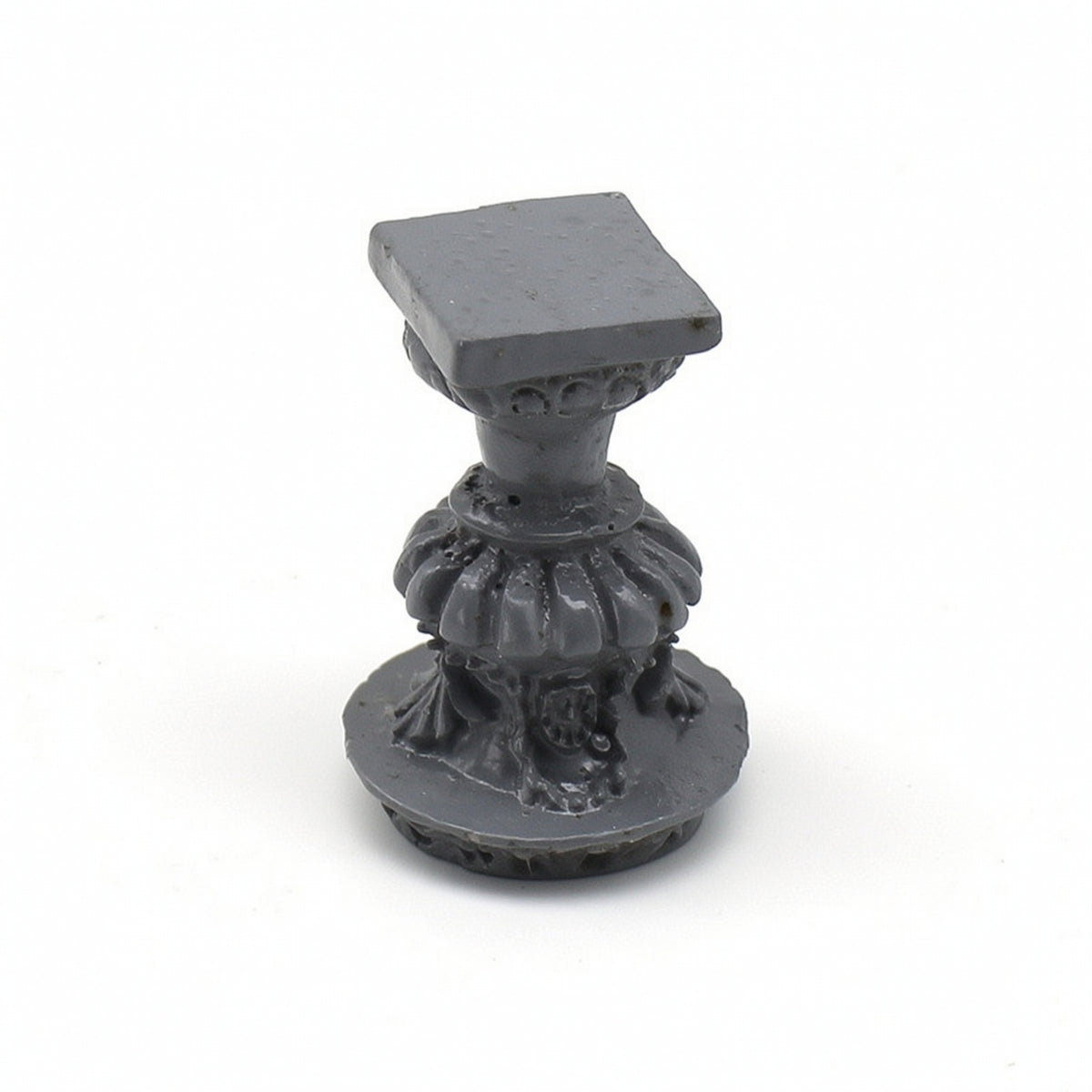 Miniature Water Feature Fluted Dollhouse Water Feature Vintage-Evocative Miniature Column for Collectors