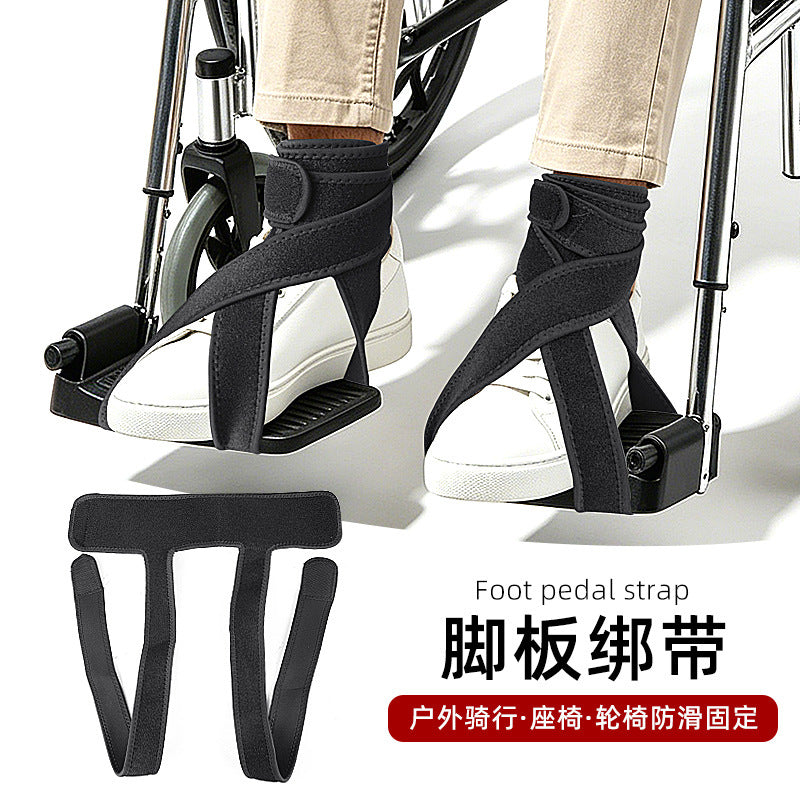 Non-Slip Pedal Straps for Outdoor Cycling with Adjustable Hook and Loop