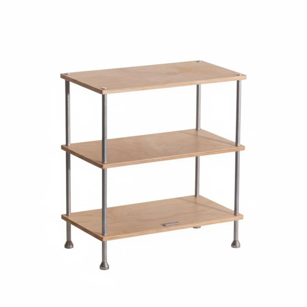 Multi-Level Shelving Unit Stylish Design Multi-Level Display Rack Space-Saving