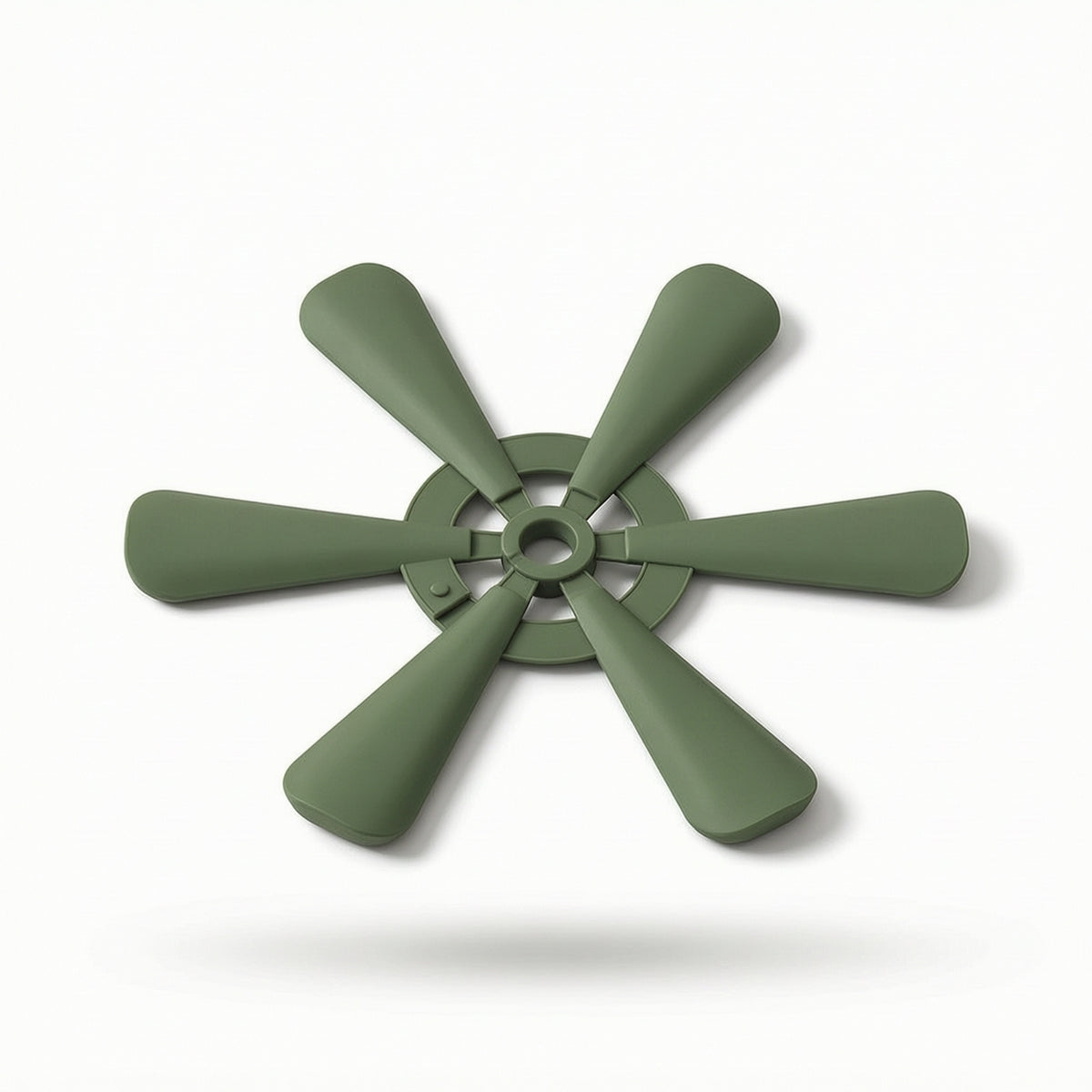 Silicone Trivet with Fold-out Design Wear-Resistant Hot Pad Space-Saving