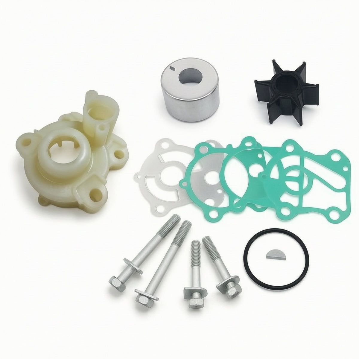 Impeller Repair Kit Neoprene Water Pump Impeller Kit Heavy-Duty for Boat Owners