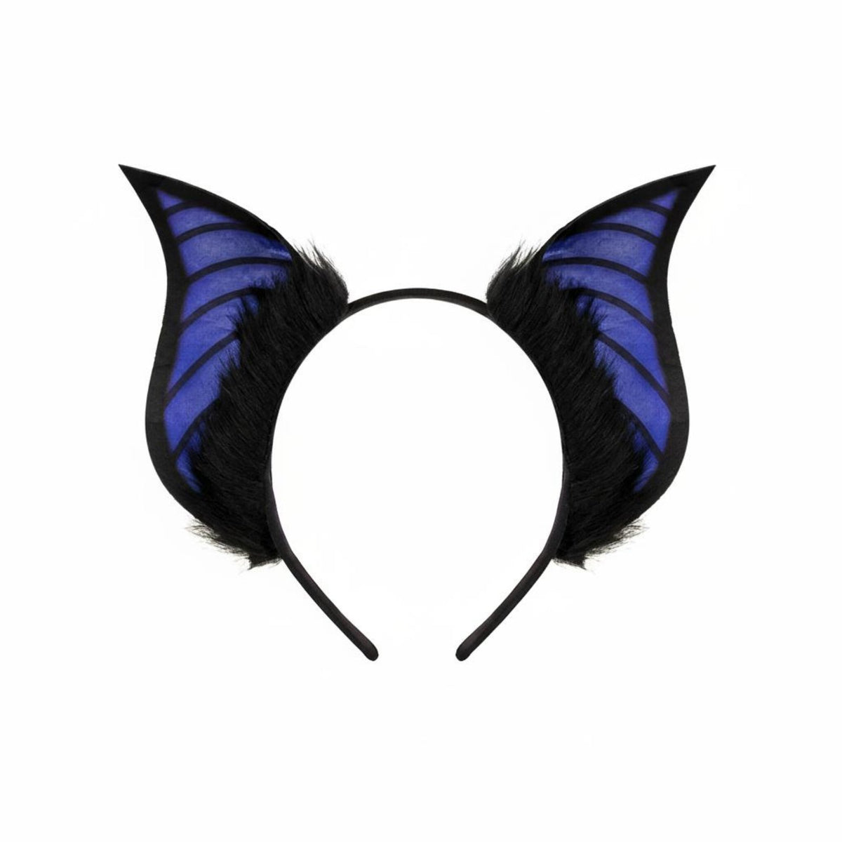 Soft & Fluffy Winged Creature Ear Headband Comfortable Fit Furry Winged Creature Flap Headband Lightweight Creature Ears Gentle on Hair for Halloween
