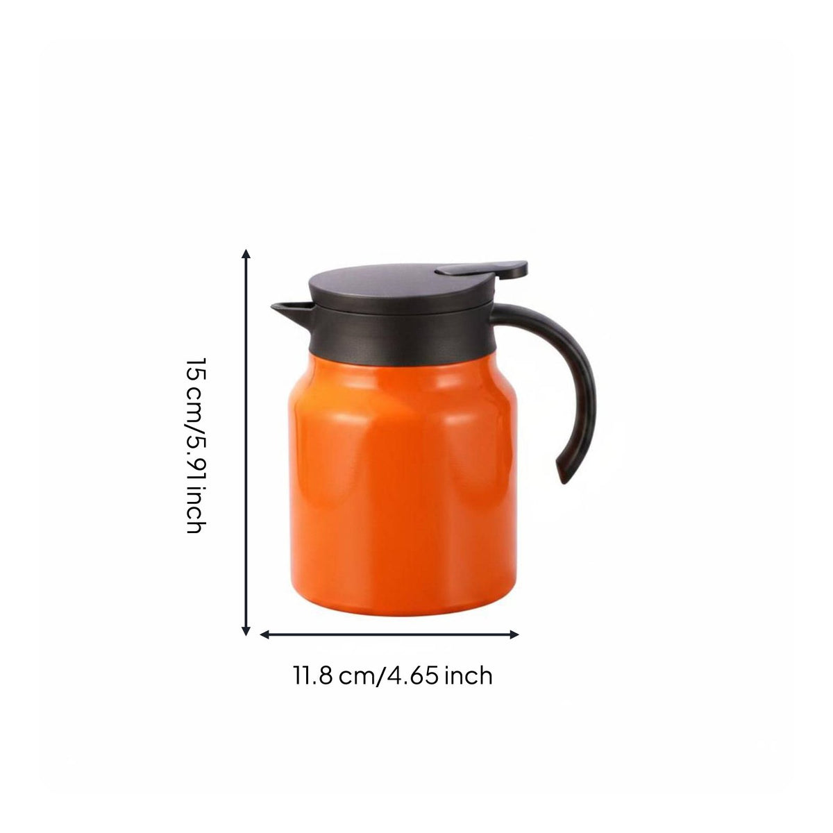 Stainless Steel Tea Pot Heat Retention Household Drinkware Easy Pour Spout