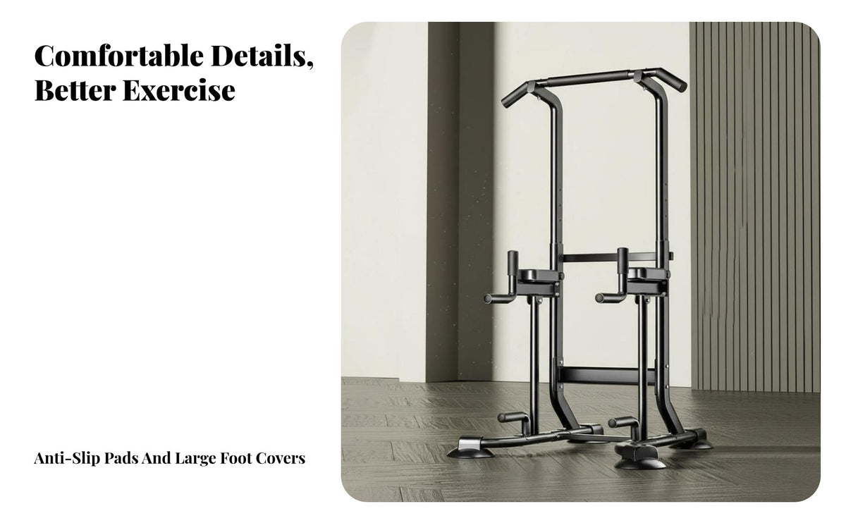 Multi-Functional Pull up Bar Station Multifunction Pull-up Station Non-Slip Grips Power Frame Stable Base for Calisthenics Athletes, Fitness Enthusiasts, Adults, Indoor, Strength Training, Garage