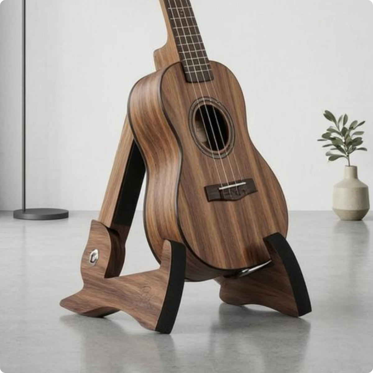 Foldable Ukulele Stand Compact Foldable Violin Stand Anti-Slip Padding