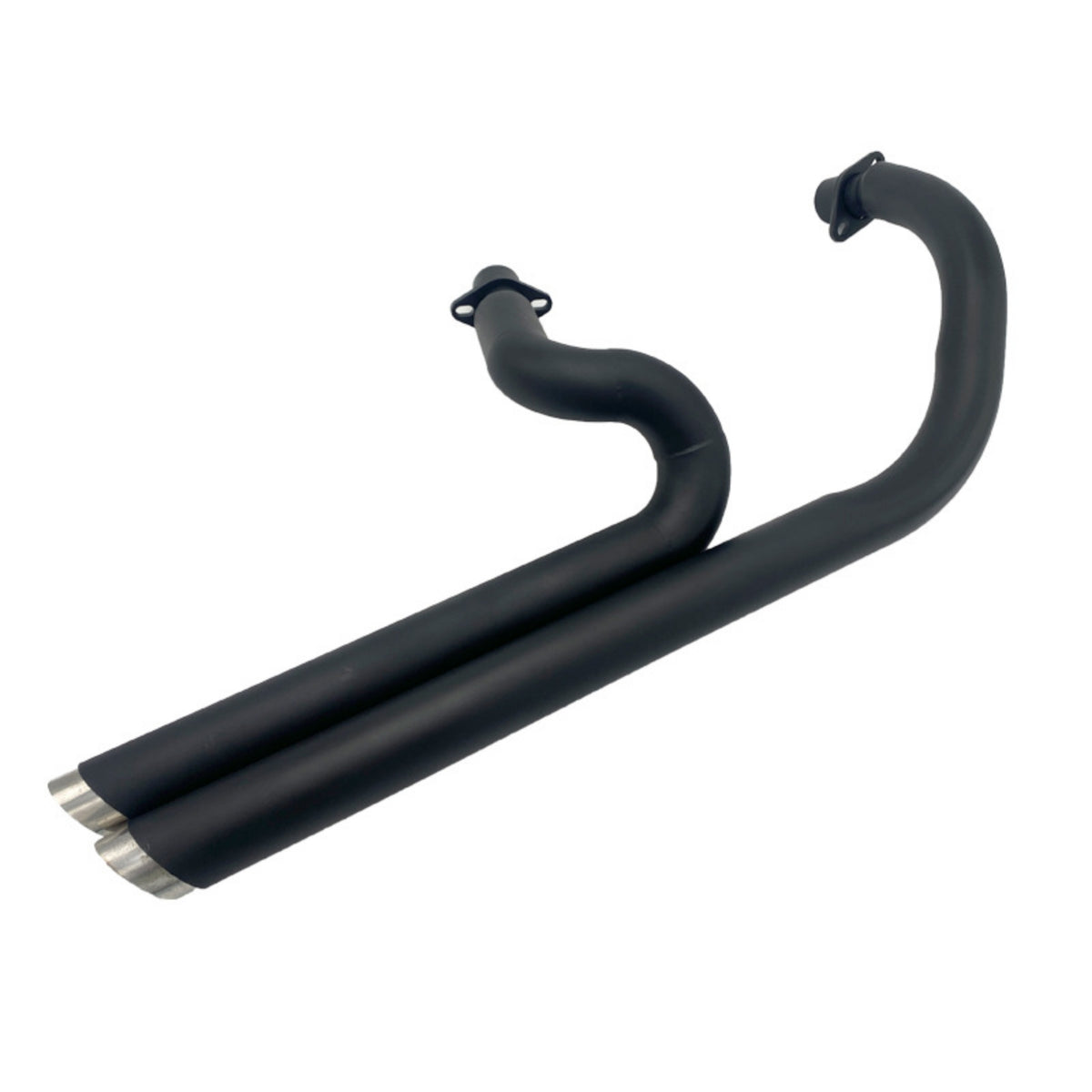 Retro-Style Exhaust Pipe Pair Tapered Motorcycle Exhaust Pipes High-Temperature Easy Installation for Bobber Builds