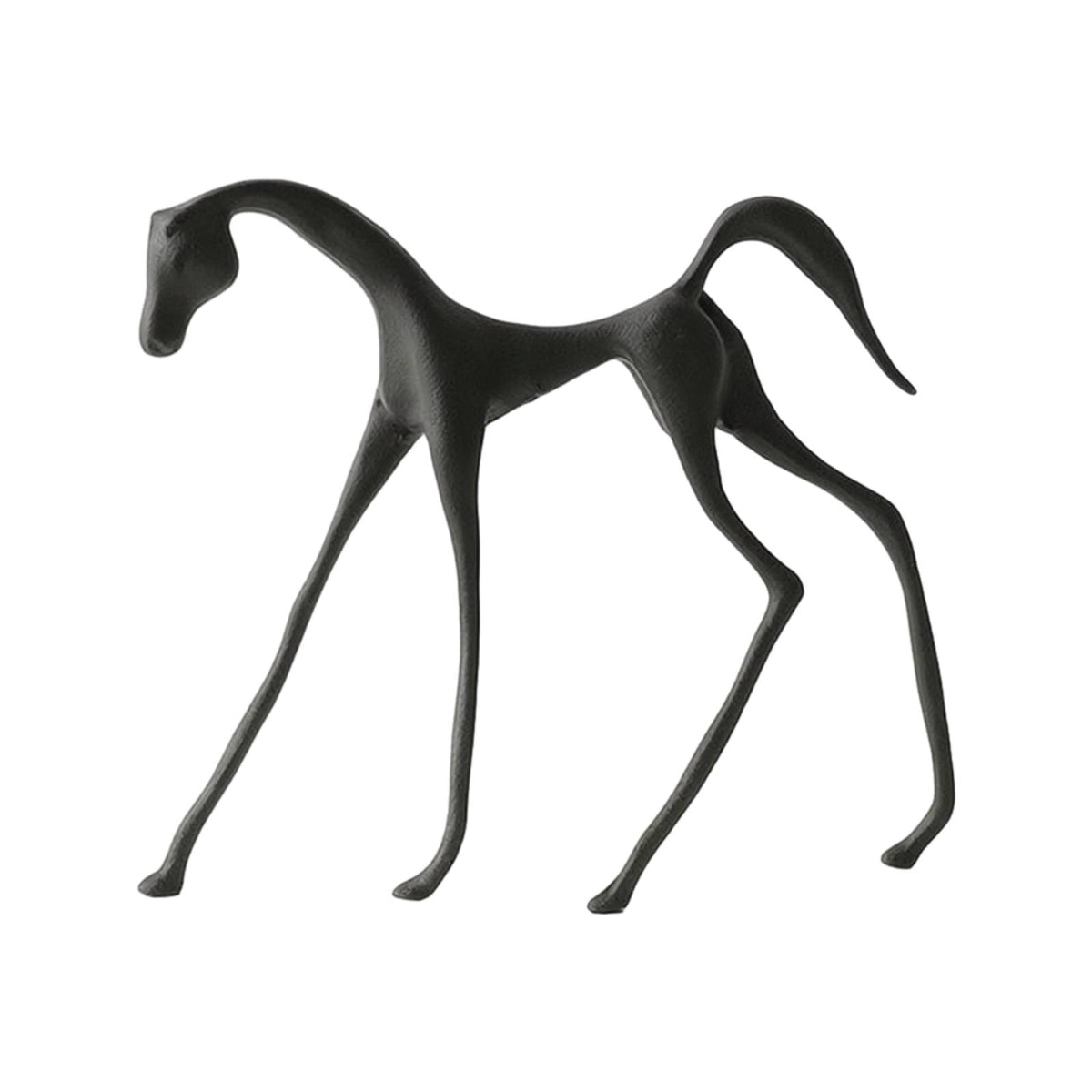 Horse Sculpture with Hollow-out Design Minimalist Horse Figurine Geometric
