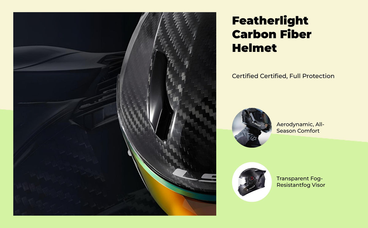 Carbon Fiber Helmet: Lightweight, Certified