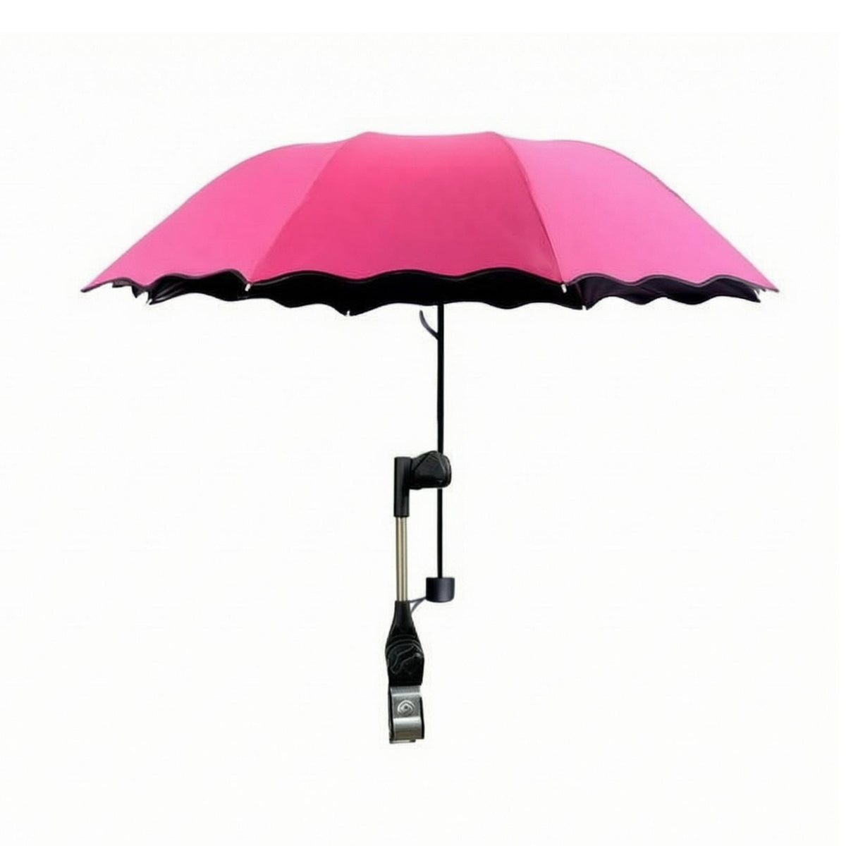 Attachable Beach Umbrella Black Underside Beach Chair Umbrella Universal Fit