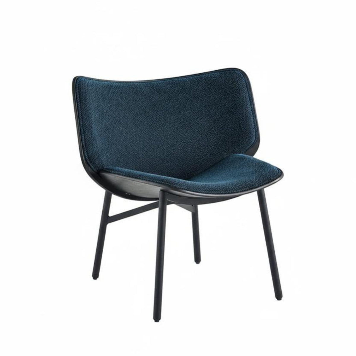 Wood Frame Armchair Nordic Design Lounge Chair Minimalist design Single Seater for Reception Area