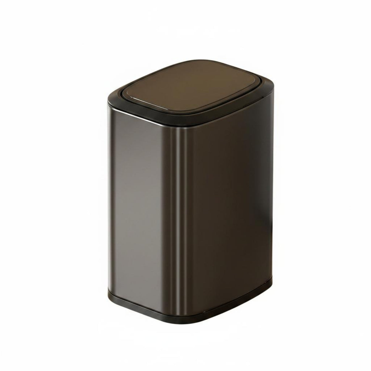 Swing Lid Trash Can Long-Lasting Swing Lid Bin Smudge-Resistant-Resistant