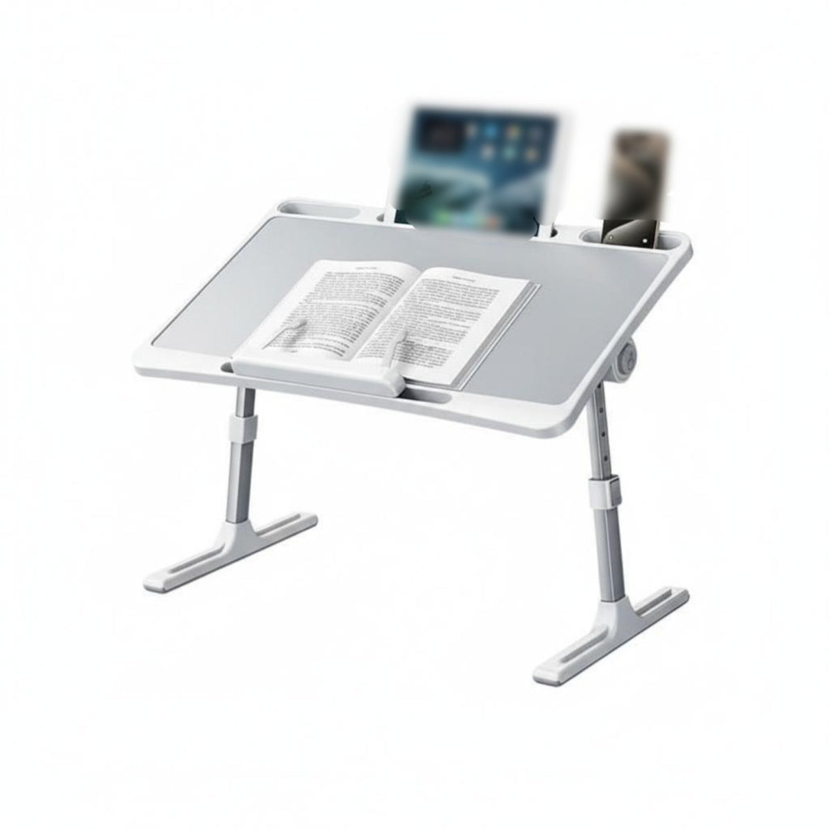 Adjustable Tilting Bed Table Foldable Design Adjustable Computer Table for Floor