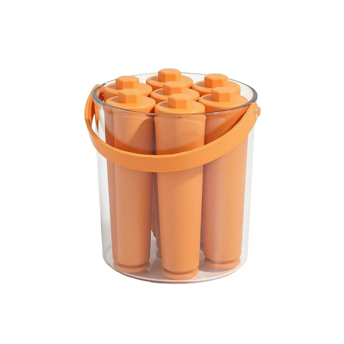 Ice Stick Mold Reusable Ice Mold with Handle Flexible for Home Kitchen