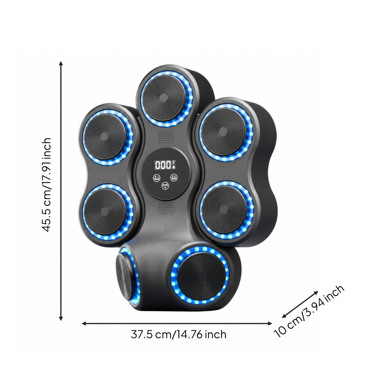 Bluetooth Electronic Boxing Coach Digital Wall-Mounted Boxing Machine Smart Interactive Punching Coach Space-Saving for Beginners