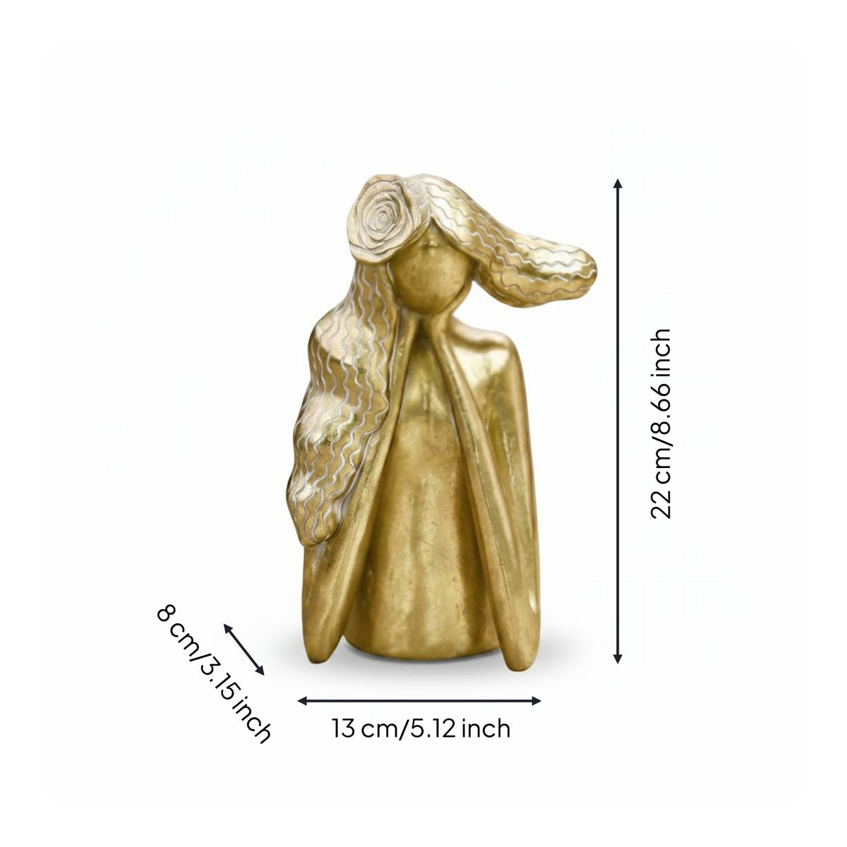 Nordic Art Ornament Modern Aesthetic Abstract Statue Resin Material
