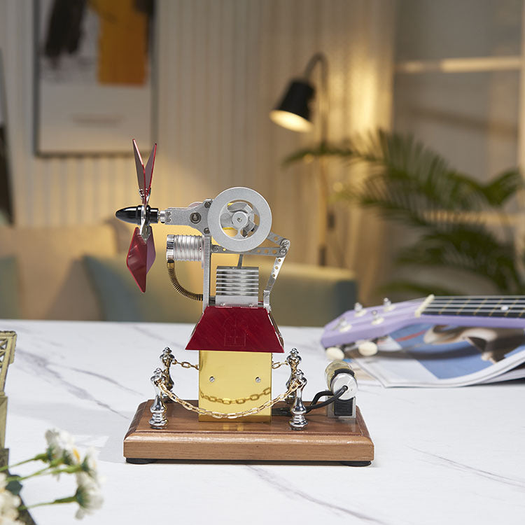 Xuan Ke Stirling Engine Model External Combustion Engine Educational Physics Science Toy Gift Metal