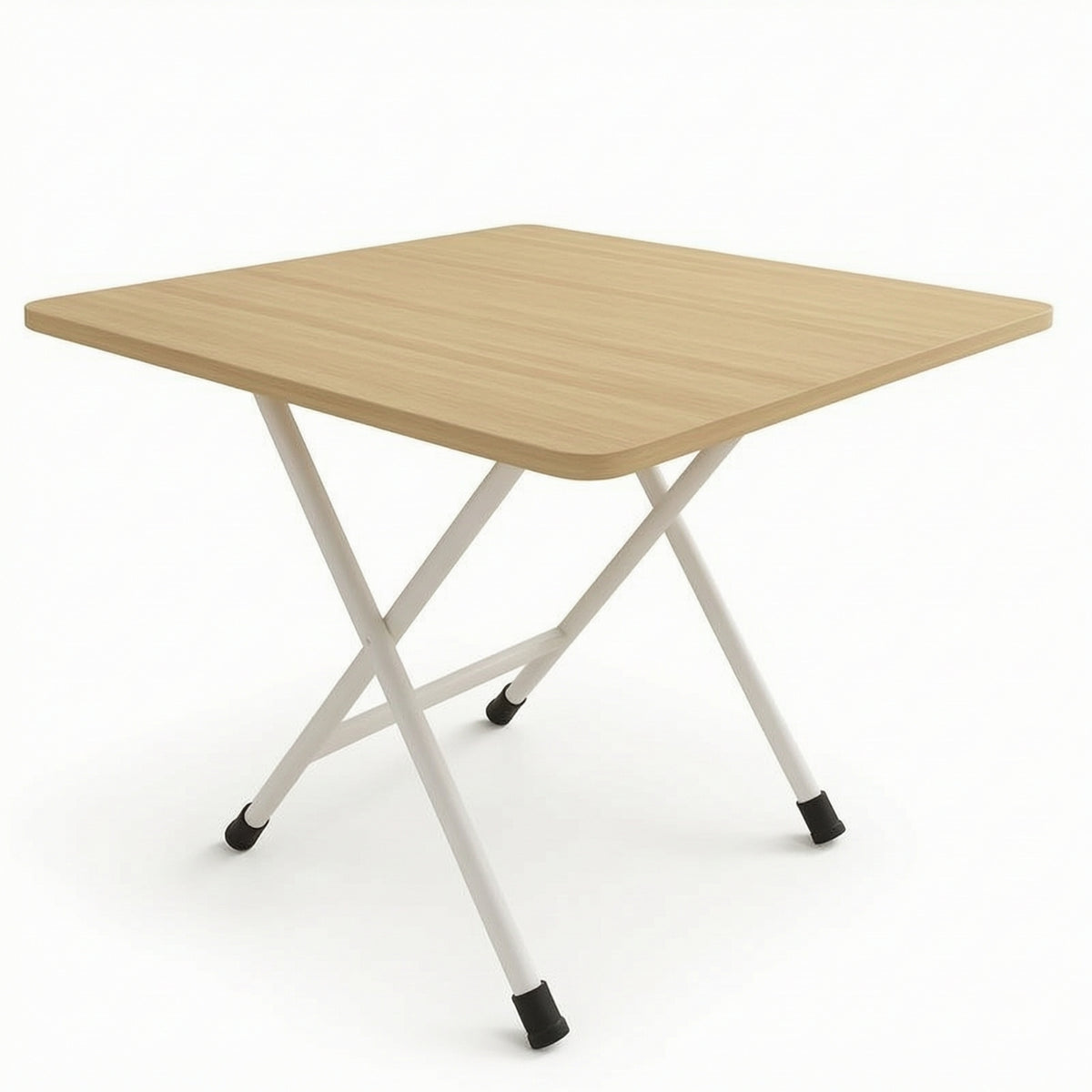 Space-Saving Square Folding Table Compact Foldable Table Portable Non-Slip for Small Apartment