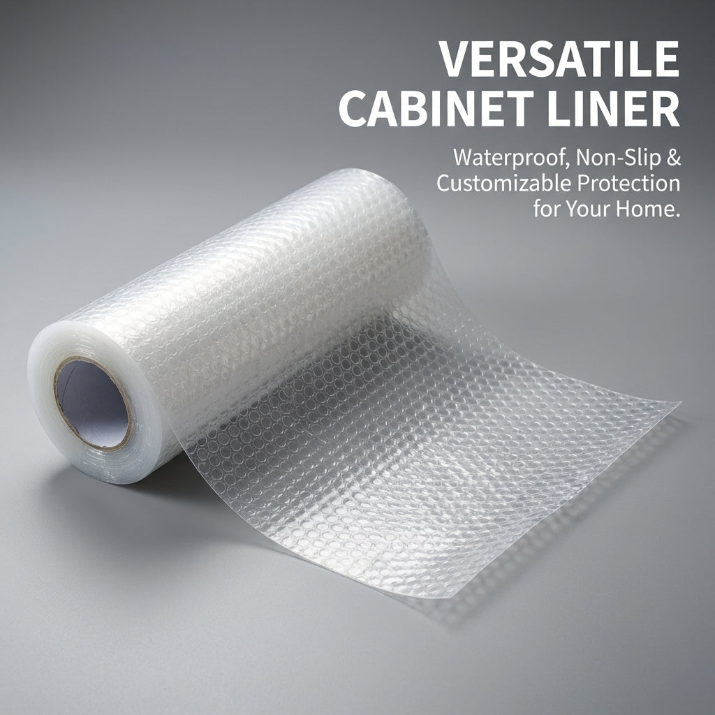 Waterproof Drawer Liner Mat, Non Slip Cupboard Protector Liner, Kitchen Cabinet Liner, Fridge Drawer Liners, Draw Liners Kitchen 45x29cm 4 Pack