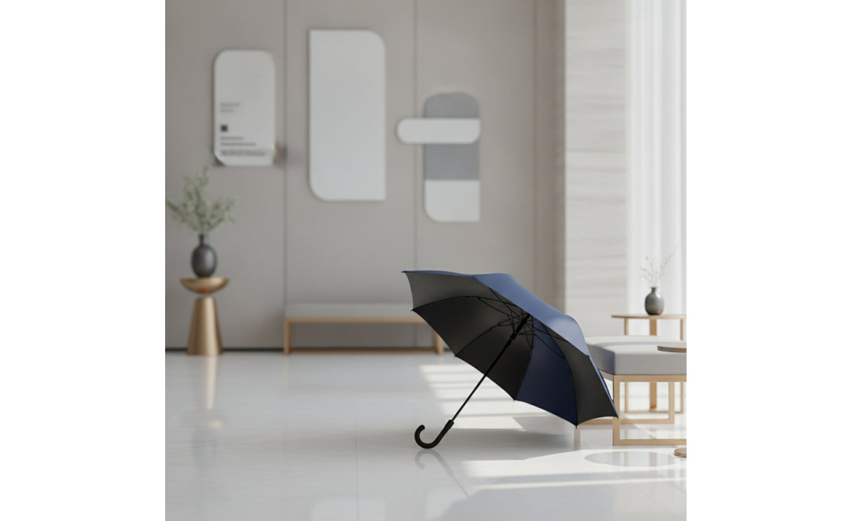 Automatic Open Umbrella with Curved Handle Classic Large Golf Umbrella Sturdy Heavy Duty for Travel