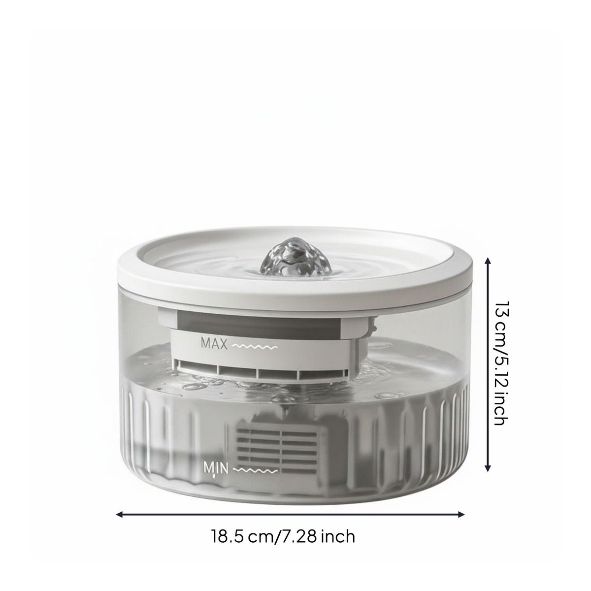 USB Pet Fountain Eco-Friendly Pet Water Fountain Easy to Clean for Indoor, Cats