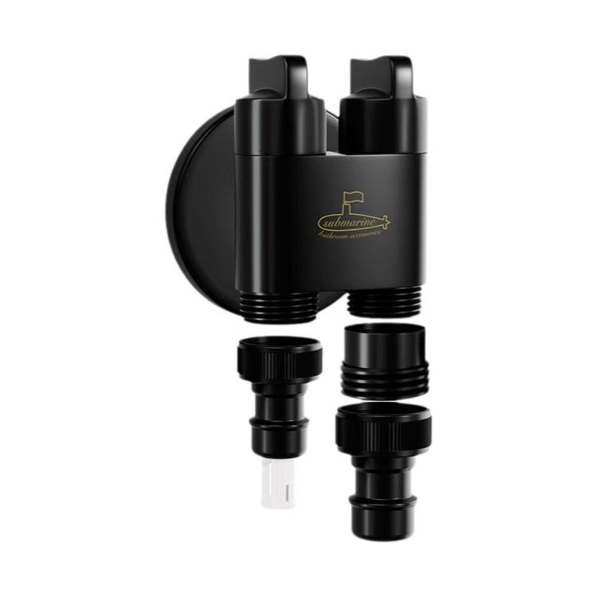 Water Flow Control Valve, Brass Double Outlet Shut-close Valve, Splitter Adapter for Washing Machine, Laundry, Kitchen Sink, Bathroom, Leak-resistant Design