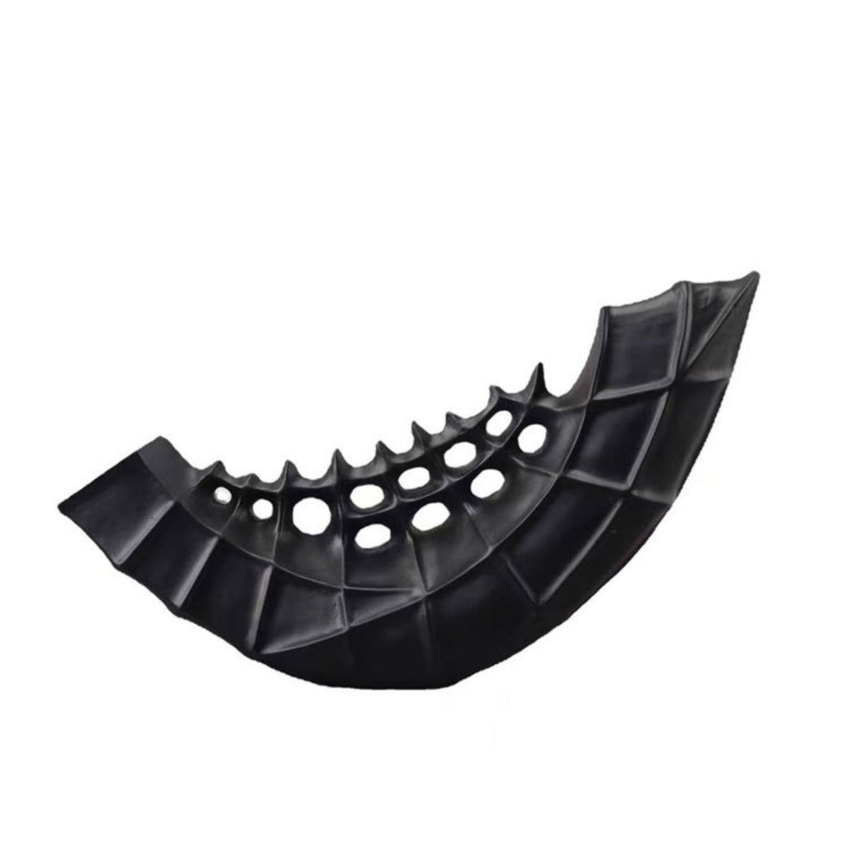 Metal Sculpture Openwork Geometric Sculpture Faceted Desk Figurine for Living Room, Bookshelf