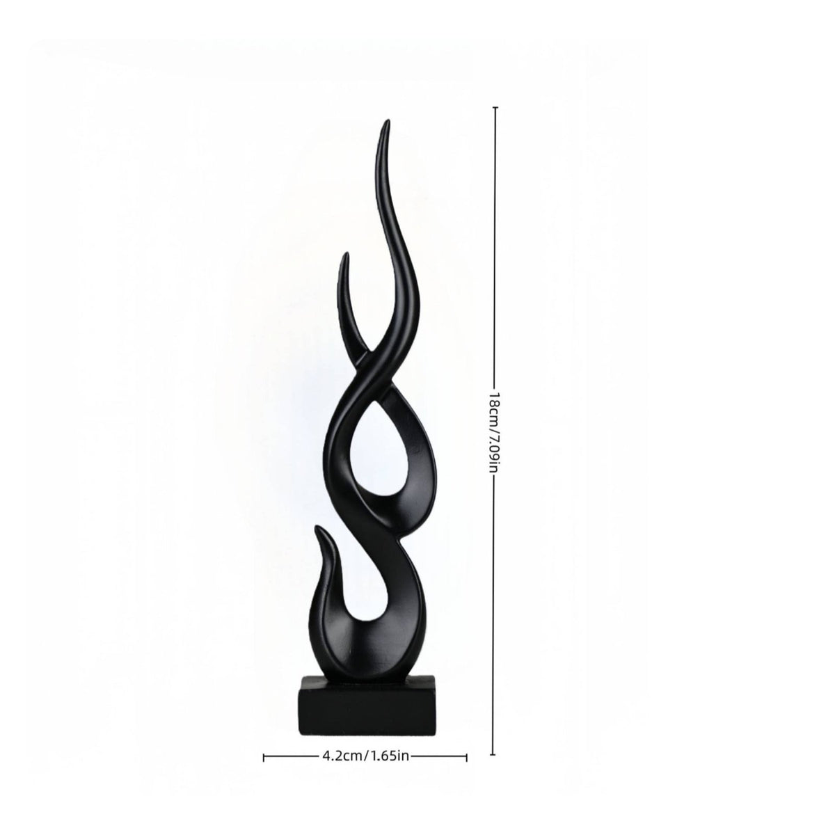 Modern Art Sculpture Nordic Design Abstract Spiral Figurine Creative Accent