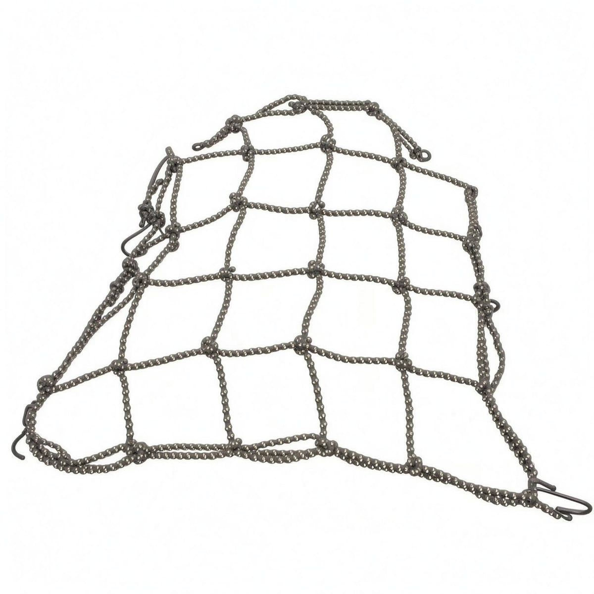 25-Hole Grid Motorcycle Cargo Net Hook Loops Motorcycle Luggage Net Mesh Elastic Cargo Straps Square for Seat Area