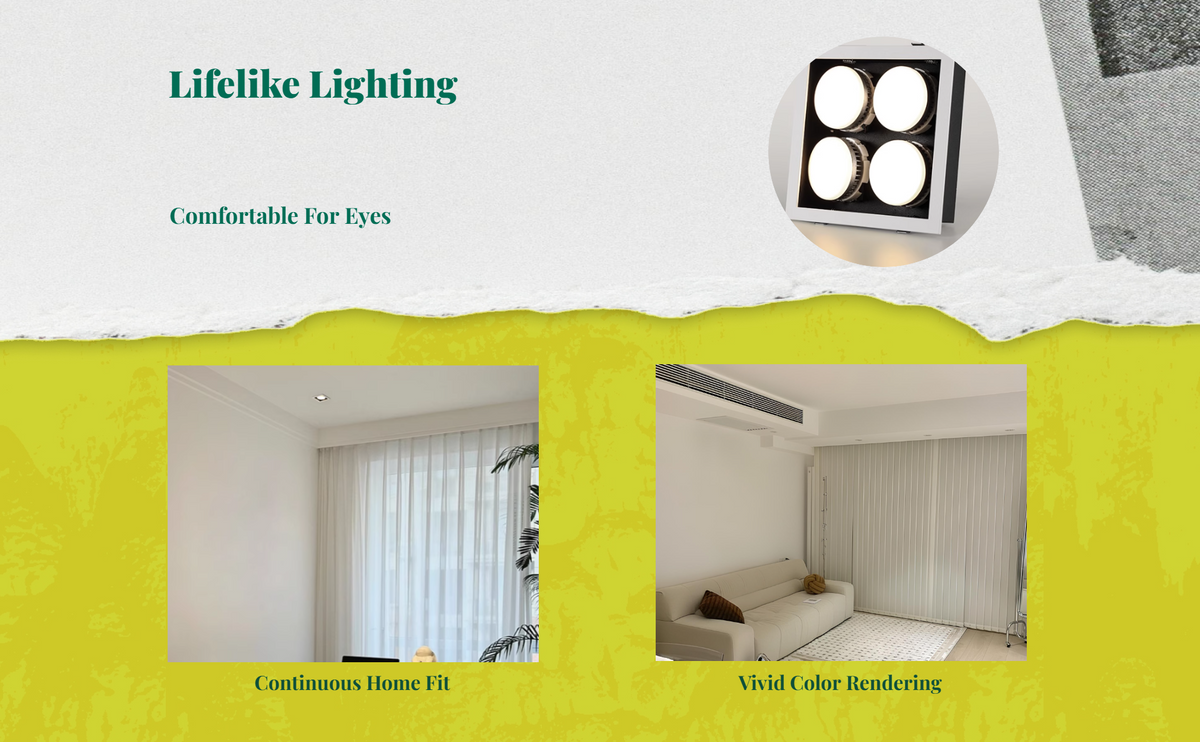 Double-head adjustable LED spotlight