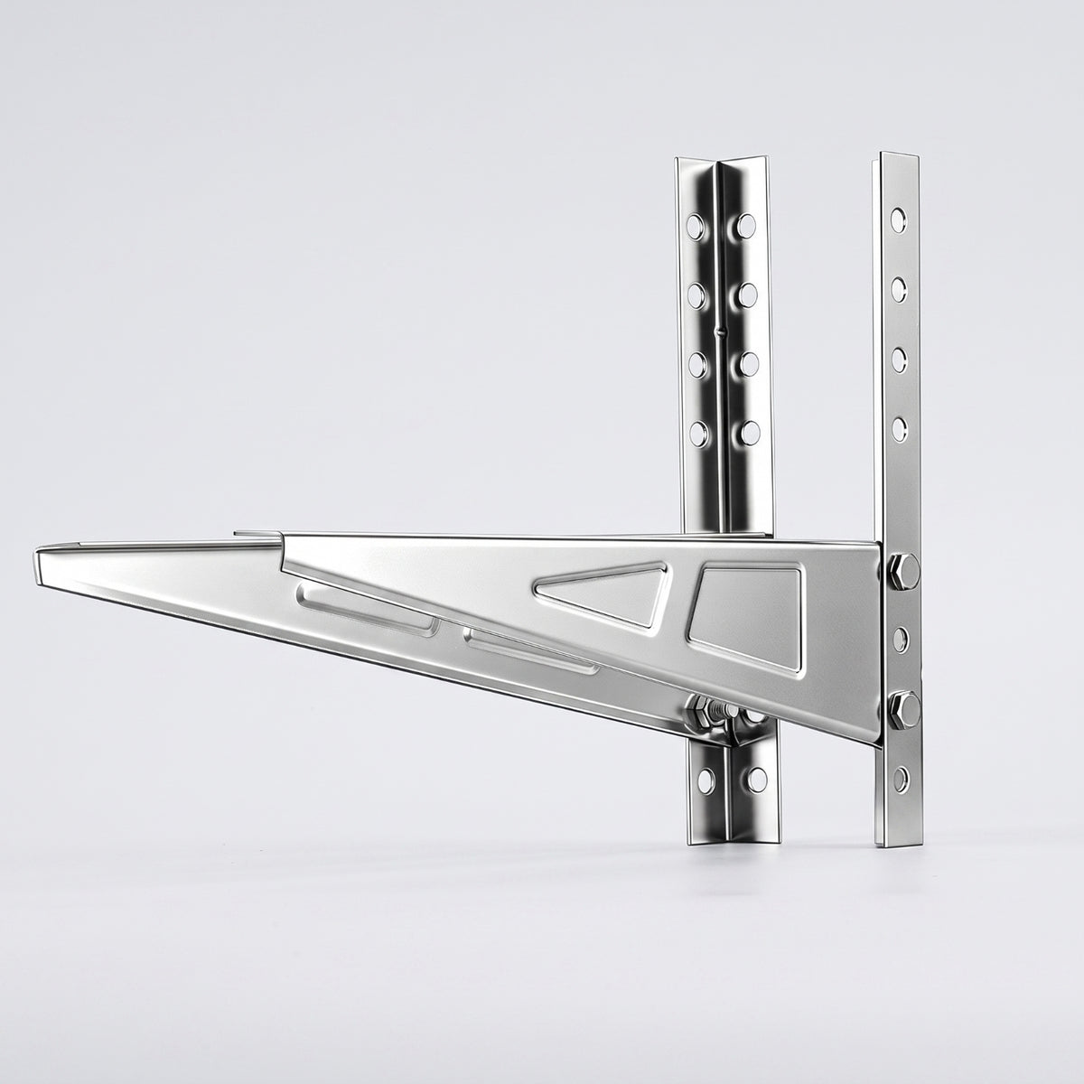 Air Conditioner Bracket Galvanized Ductless System Mounting Bracket Heavy Duty for Climate Control Technicians, Homeowners