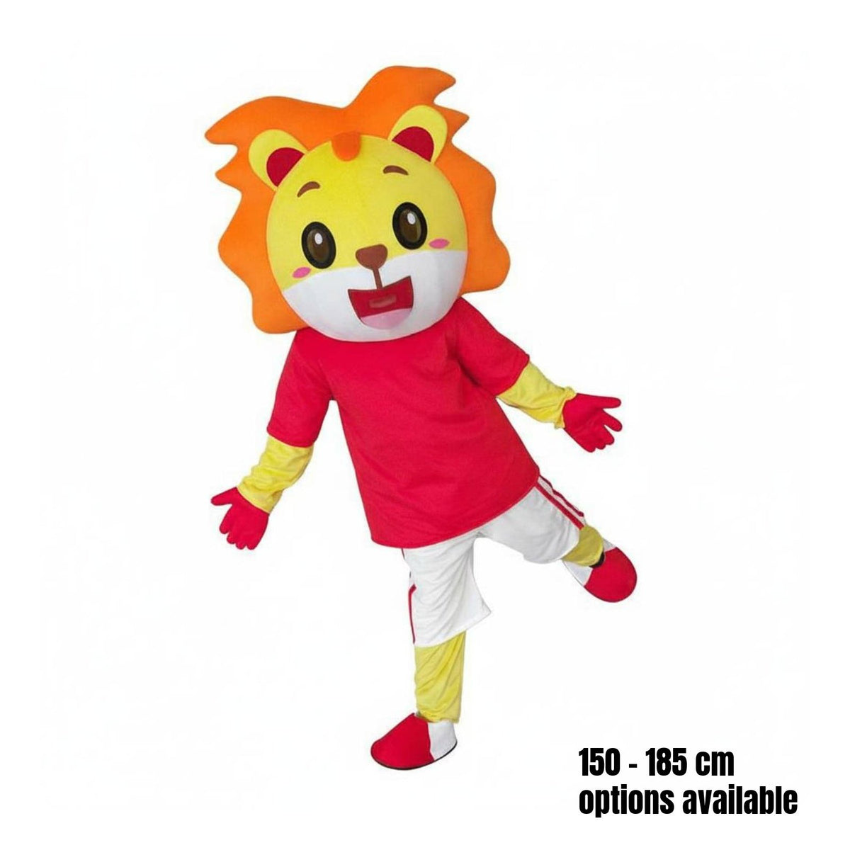 Lion Character Costume Cushioned Material Full Body Lion Outfit Eye Catching Event Attire for Parties
