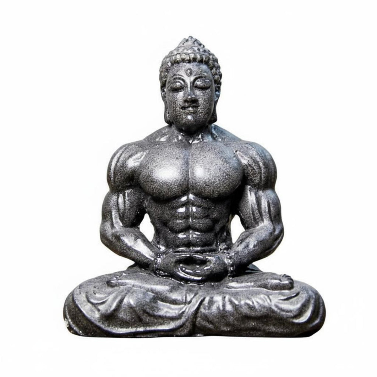 Muscular Buddha Statue Creative Design Bodybuilder Buddha Figurine Vintage