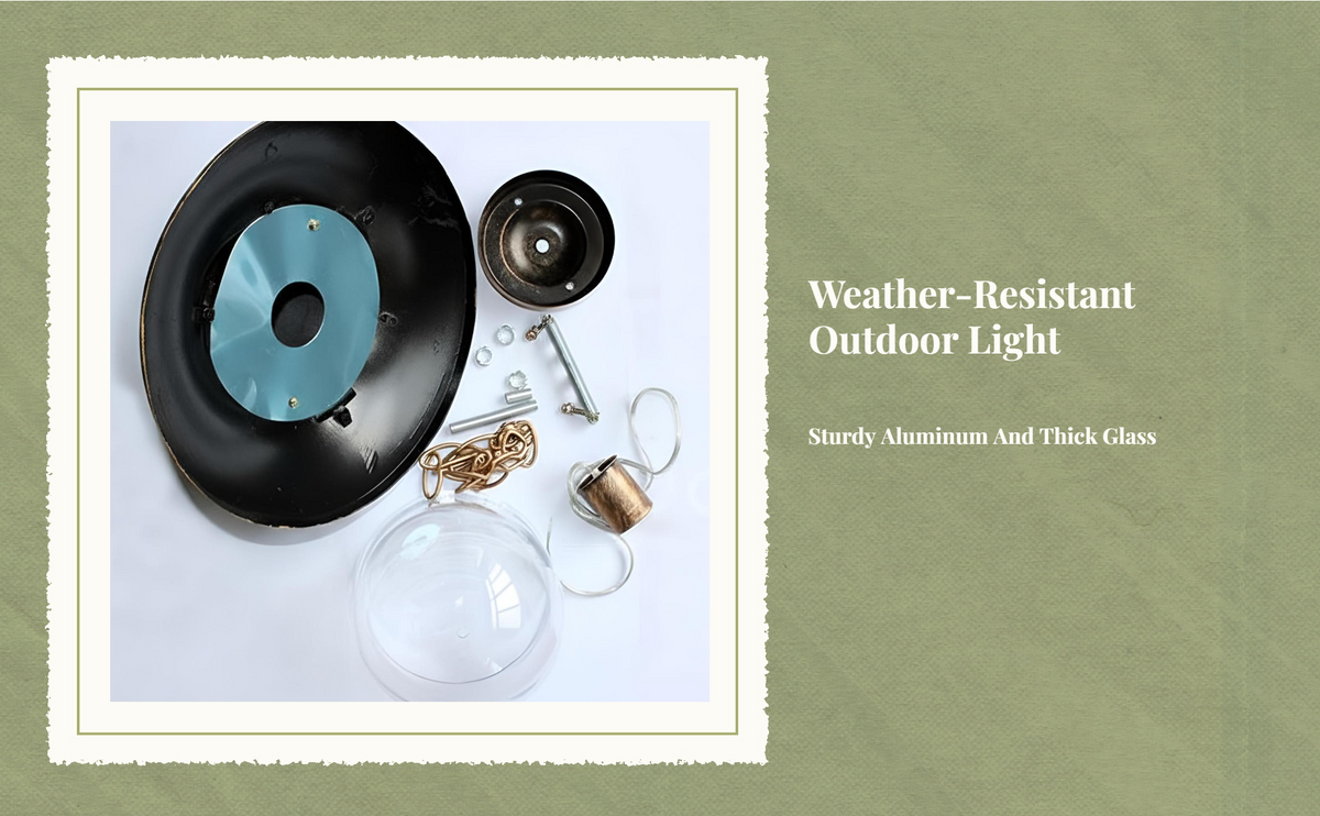 Waterproof outdoor hanging light