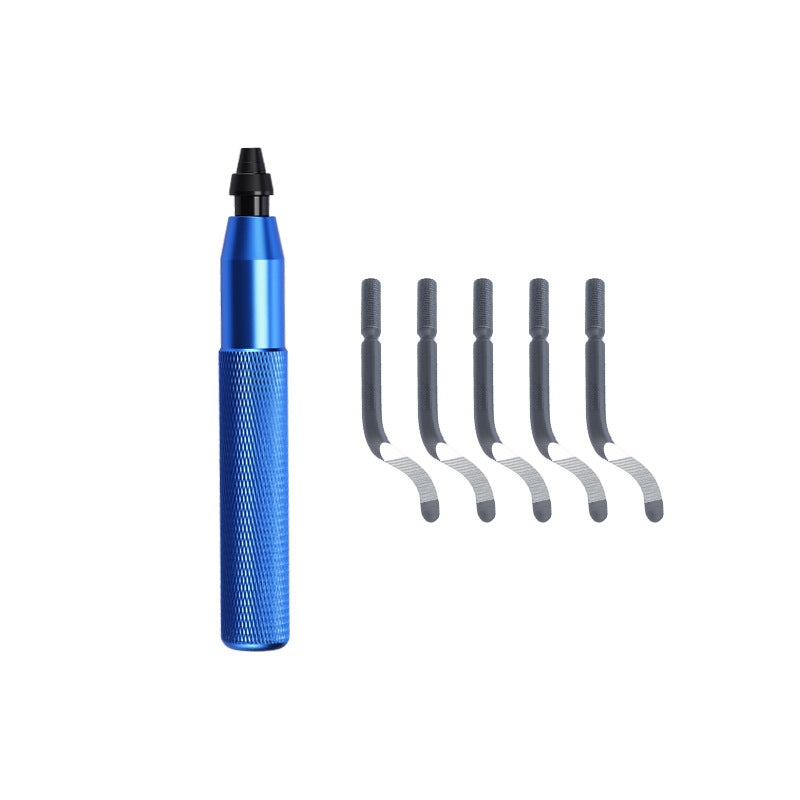 Blue Handle 5 Blades