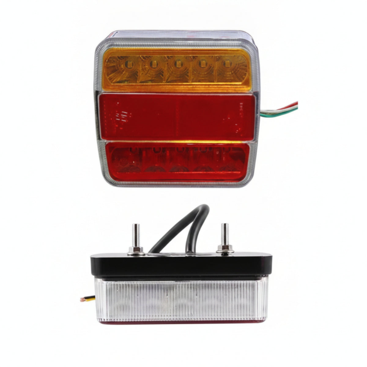 LED Tail Light Bright Stop Tail Turn Flasher Light Low-Profile for RV Owners