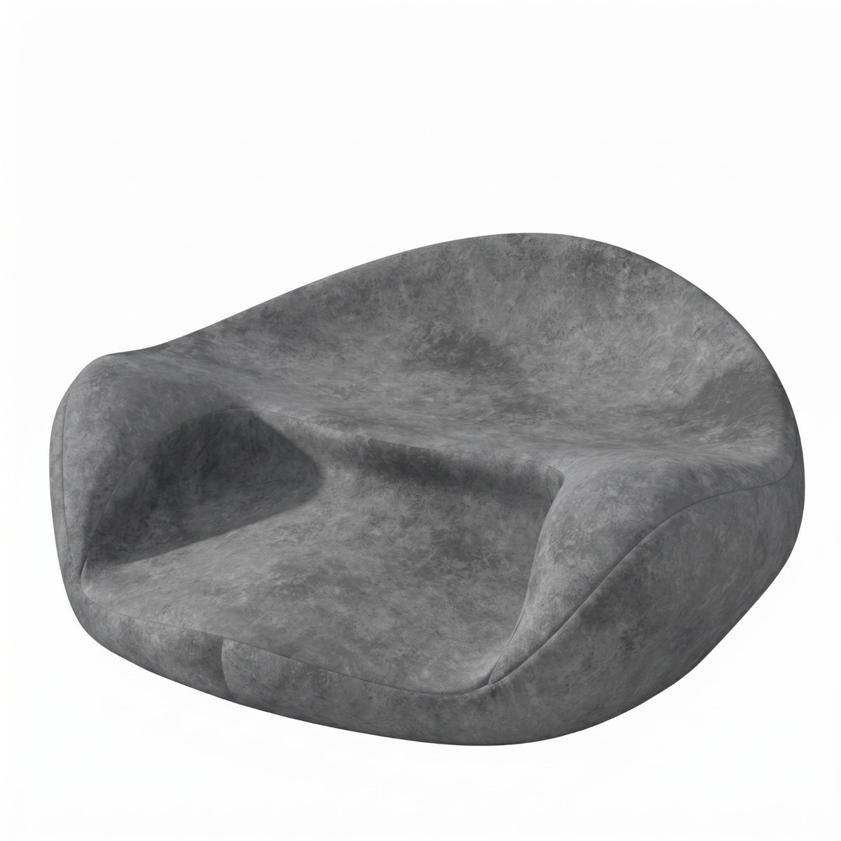 Raised Back Memory Foam Meditation Cushion Side Supports Ergonomic Meditation Cushion Textured Surface Pressure Relief for Meditating, Seated Resting