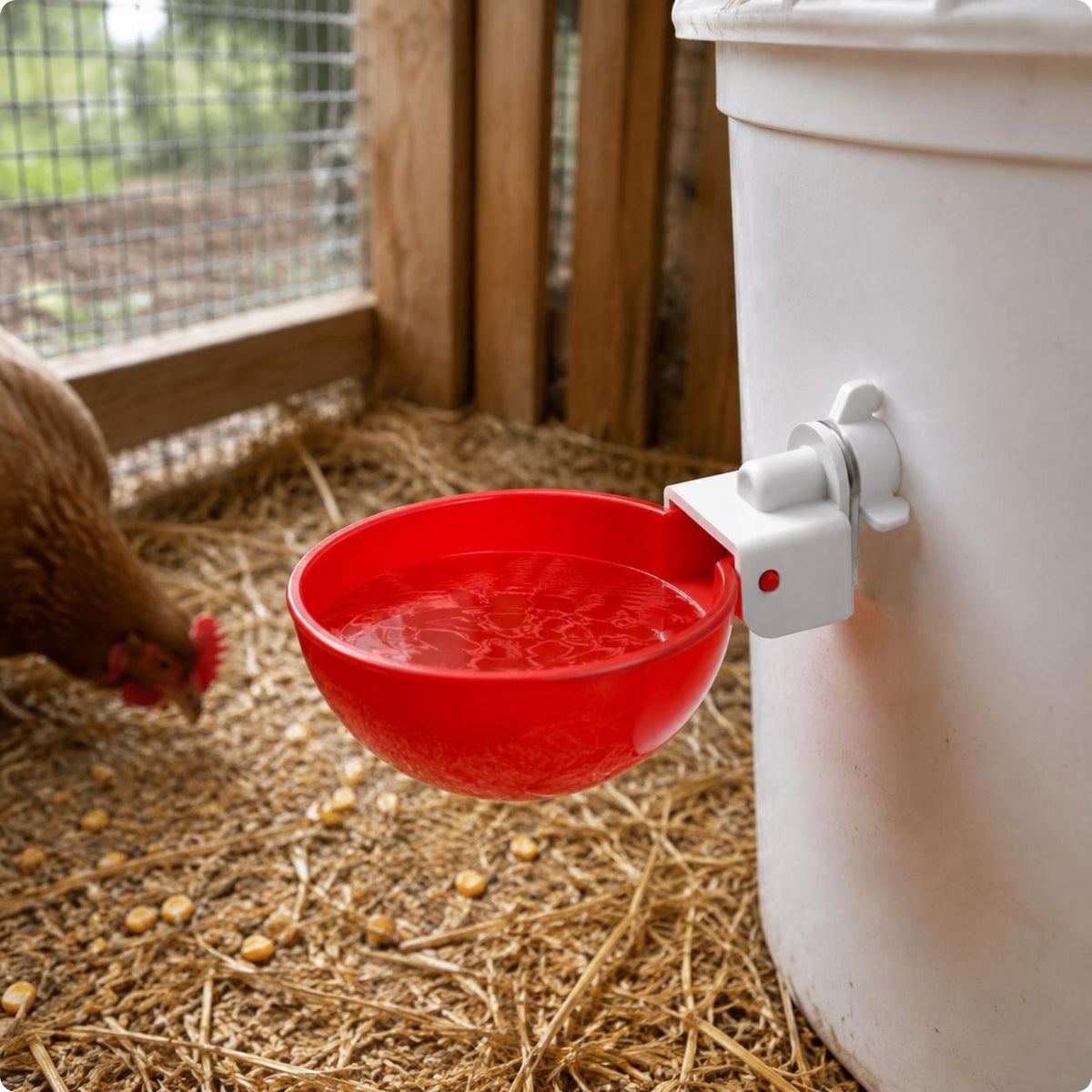 9 Pieces Automatic Chicken Drinker Included Farm Supply DIY Setup