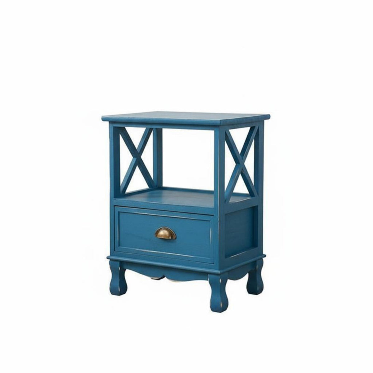 Vintage design 3-Drawer Nightstand Distressed Finish 3-Drawer End Table Sturdy Construction Bedside Cabinet adaptable Design for Apartment Dwellers, Homeowners, Interior Decorators, Guest Room, Small Spaces, Hallway, Office