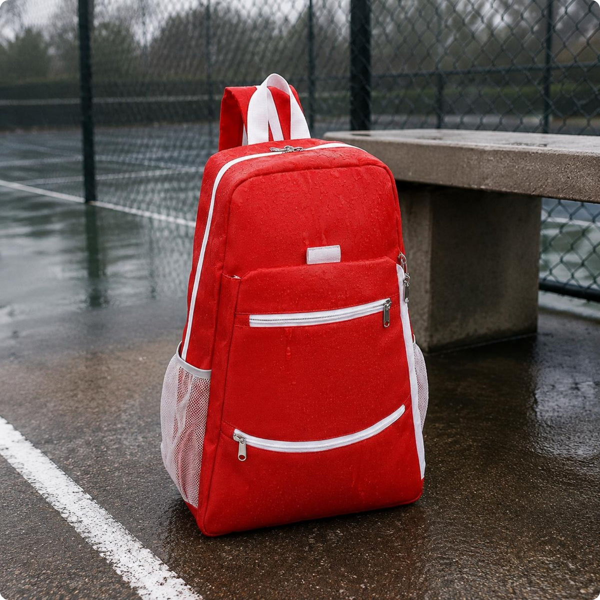 Tennis Racket Backpack Water-Resistant Tennis Backpack Zippered