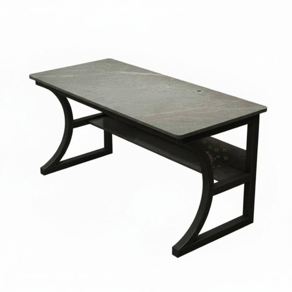 Z-Leg Gaming Desk Multitier Storage Computer Table Ergonomic Design for ptiers
