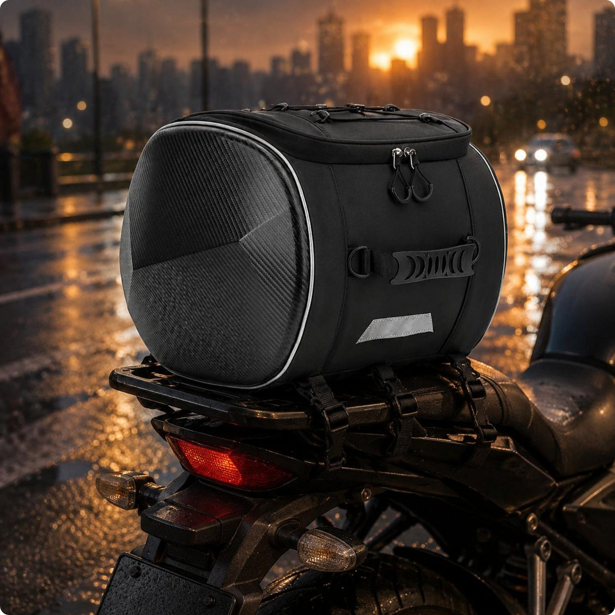 Helmet Storage Bag Long-Lasting Motorcycle Tail Pack Two-in-Number a Use