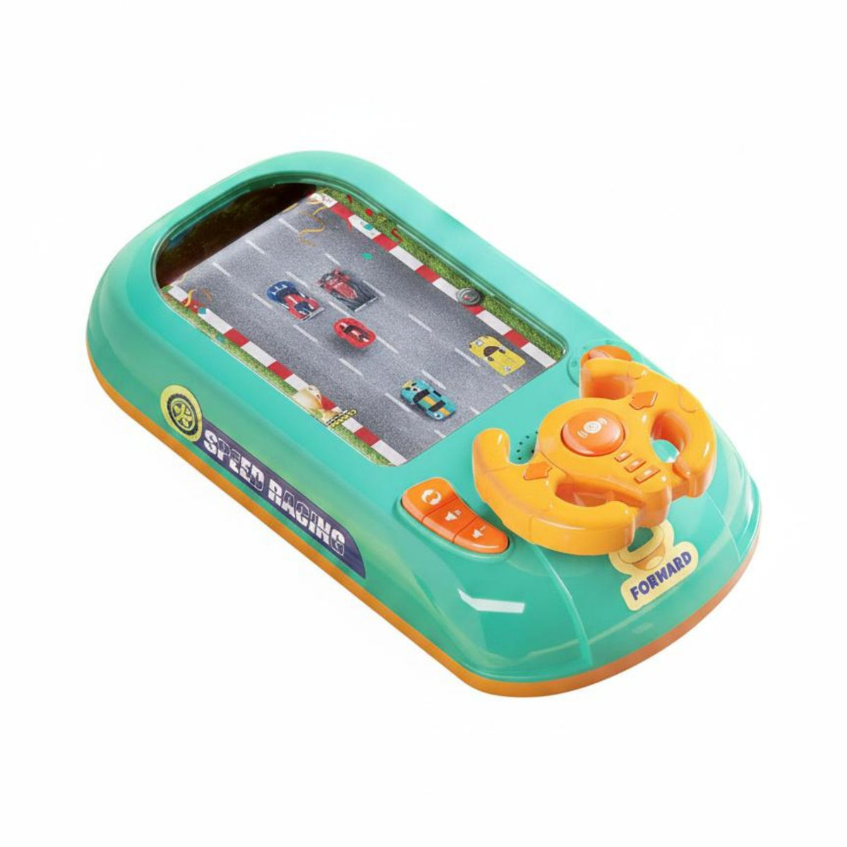 Steering Wheel Game Vehicle Sound Effects Tabletop Driving Challenge Game Trains Attention Obstacle Avoidance Car Toy for Kids
