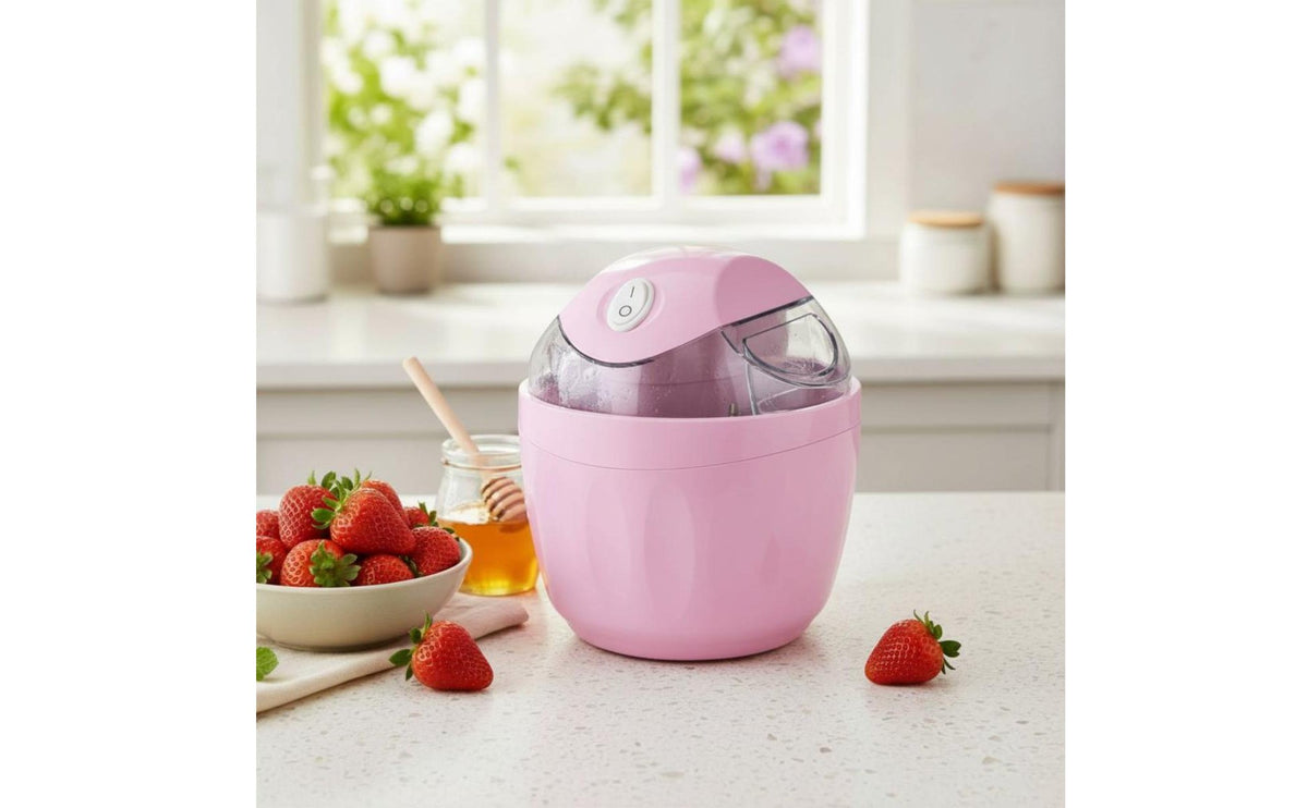 Easy to Use Home Ice Cream Machine Transparent Lid Ice Cream Appliance