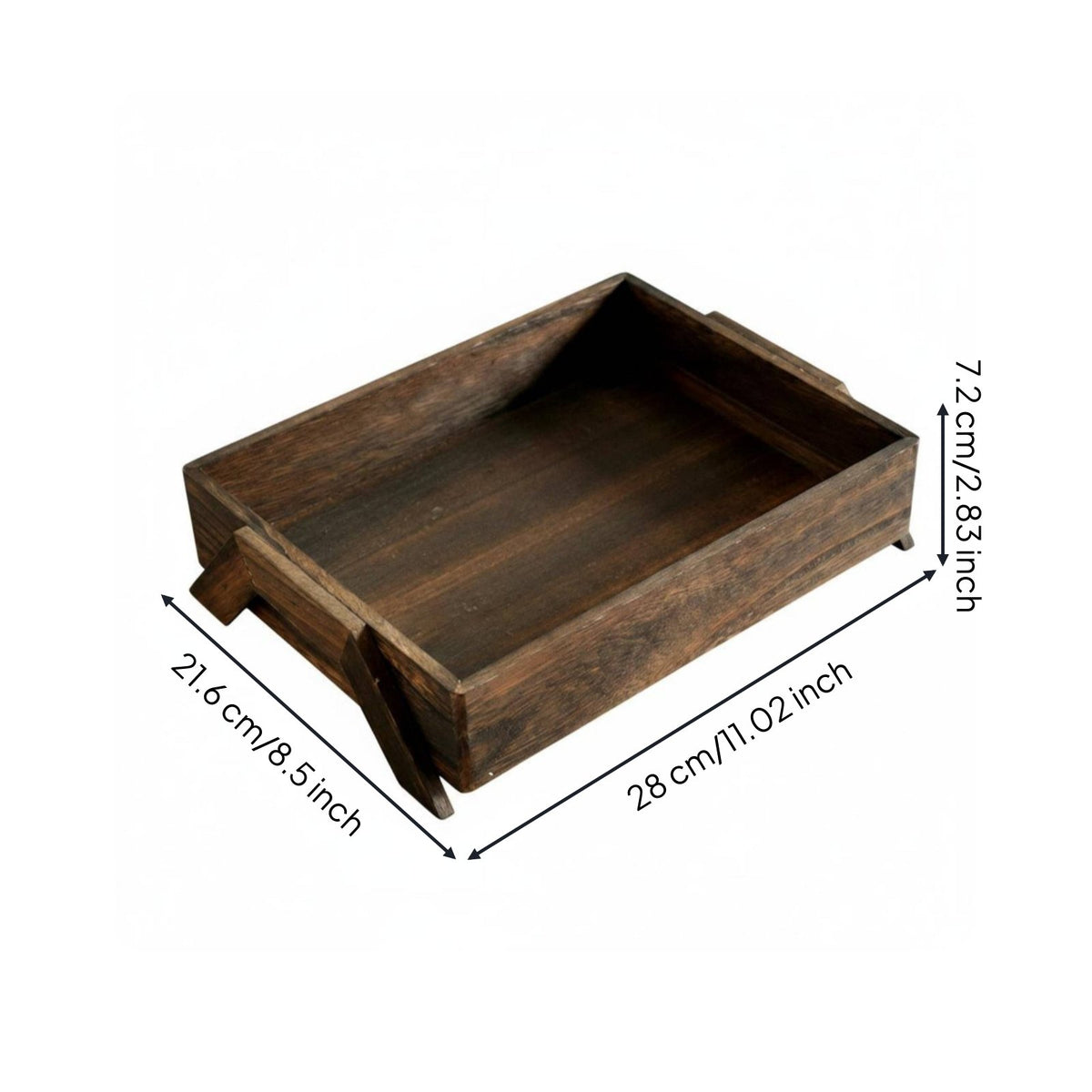 Key Organizer Tray Vintage Style Entryway Catchall Tray Multi-Use Home Decor for Tea Table, Hotel