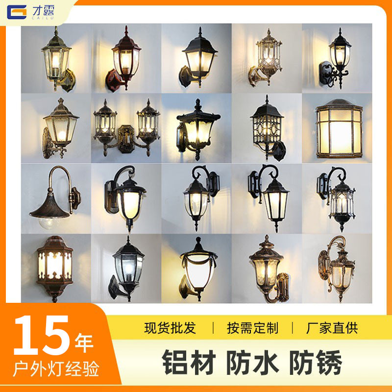 Waterproof LED Wall Light for Balcony, Corridor, and Garden